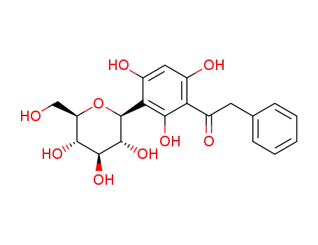 1-[3-(β-D-glucopyranosyl)-2,4,6-trihydroxyphenyl]-2-phenylethan-1-one