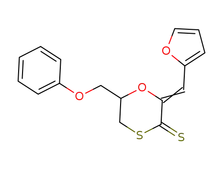 2-((furan-2-yl)methylene)-6-(phenoxymethyl)-1,4-oxathiane-3-thione