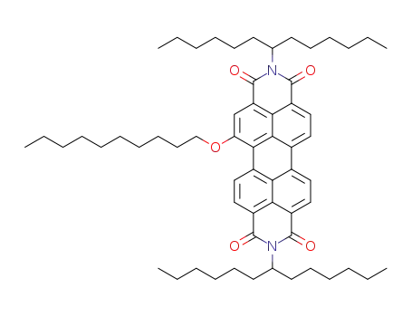 N,N'-di(1'-hexylheptyl)-1-decyloxy-3,4:9,10-perylenetetracarboxydiimide