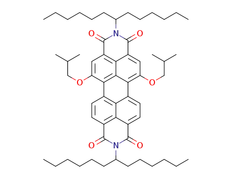 N,N'-di(1'-hexylheptyl)-1,6-di-i-butoxy-3,4:9,10-perylenetetracarboxydiimide