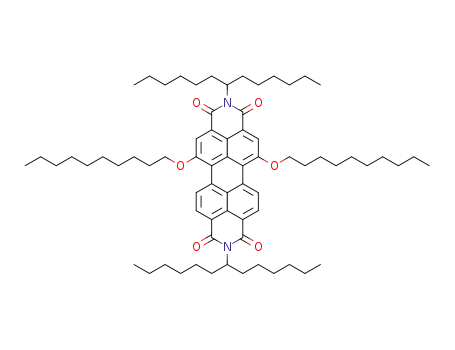 N,N'-di(1'-hexylheptyl)-1,6-didecyloxy-3,4:9,10-perylenetetracarboxydiimide