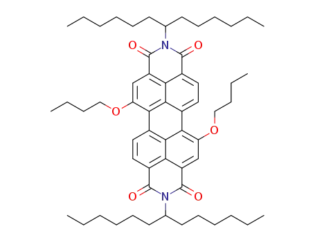 N,N'-di(1'-hexylheptyl)-1,7-dibutoxy-3,4:9,10-perylenetetracarboxydiimide