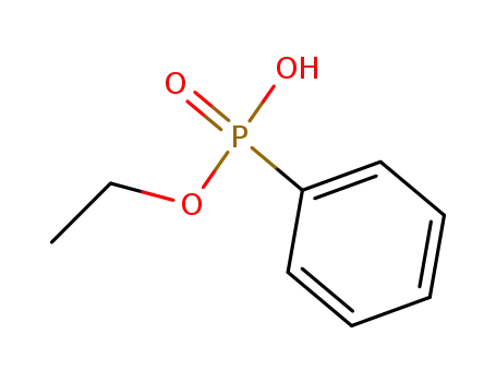 Molecular Structure of 4546-19-4 (Phosphonic acid, phenyl-, monoethyl ester)