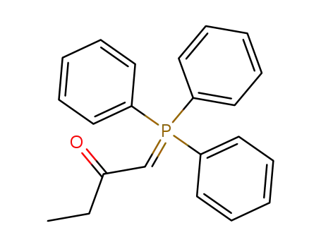 Molecular Structure of 19753-66-3 (1-(TRIPHENYL-LAMBDA5-PHOSPHANYLIDENE)-BUTAN-2-ONE)