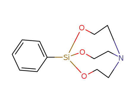 1-phenyl-2,8,9-trioxa-5-aza-1-silabicyclo{3.3.3}undecane