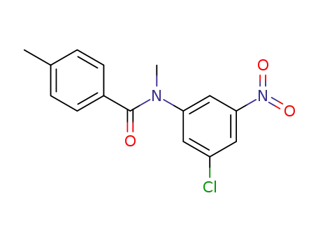 Molecular Structure of 72693-63-1 (Benzamide, N-(3-chloro-5-nitrophenyl)-N,4-dimethyl-)