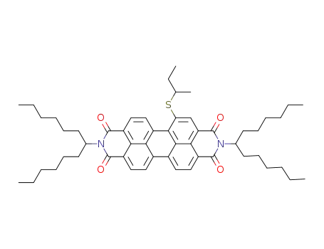 N,N'-di-(1'-hexylheptyl)-1-s-butylthioperylene-3,4:9,10-tetracarboxydiimide