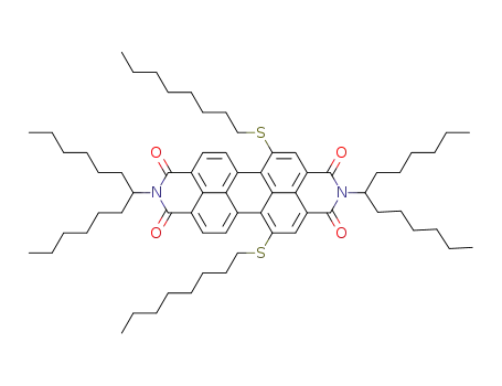 N,N'-di-(1'-hexylheptyl)-1,6-dioctylthioperylene-3,4:9,10-tetracarboxydiimide