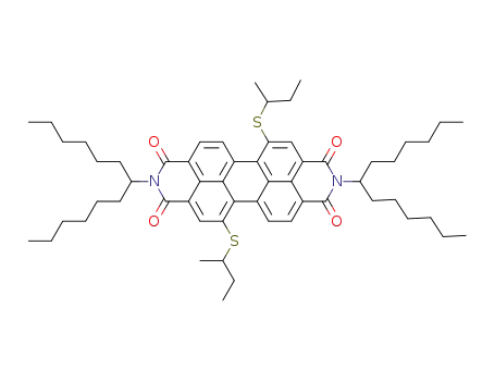 N,N′-di-(1′-hexylheptyl)-1,7-di-s-butylthioperylene-3,4:9,10-tetracarboxydiimide