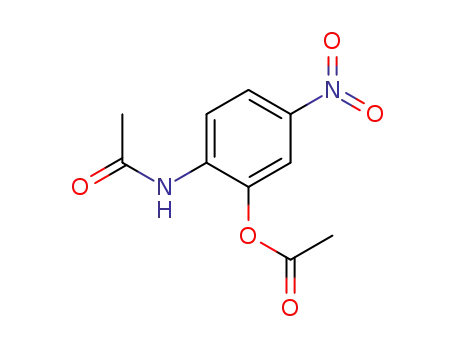 2-acetoxy-1-acetylamino-4-nitro-benzene