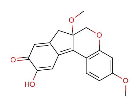 10-hydroxy-3,6a-dimethoxy-6a,7-dihydro-6H-indeno[2,1-c]chromen-9-one