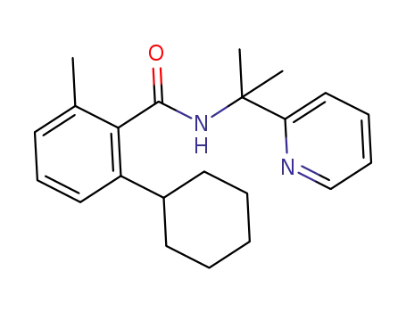 2-cyclohexyl-6-methyl-N-(2-(pyridin-2-yl)propan-2-yl)benzamide