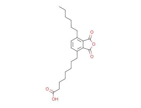 8-(7-hexyl-1,3-dioxo-phthalan-4-yl)-octanoic acid