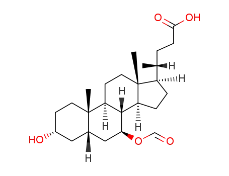 3α-hydroxy-7β-formyloxy-5β-cholanoic acid-(24)