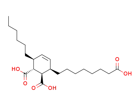 (+/-)-3t-(7-carboxy-heptyl)-6t-hexyl-cyclohex-4-ene-1r,2t-dicarboxylic acid