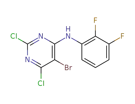 5-bromo-2,6-dichloro-N-(2,3-difluorophenyl)pyrimidin-4-amine