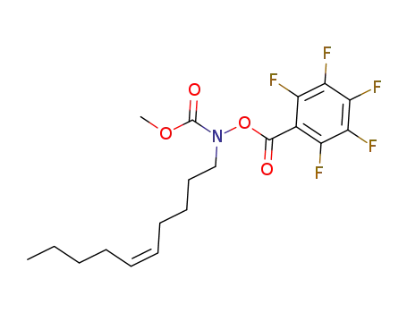 methyl (Z)-dec-5-en-1-yl((pentafluorobenzoyl)oxy)carbamate