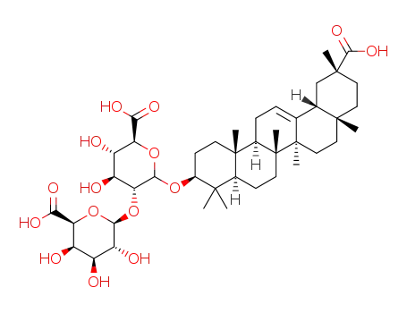 (3β,20α)-20-carboxy-11-oxo-30-norolean-12-en-3-yl 2-O-β-D-galactopyranuronosyl-D-glucopyranosiduronic acid