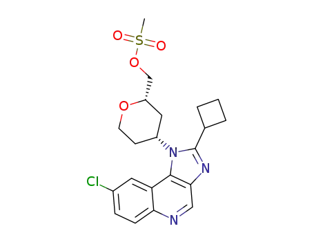 [cis-4-(8-chloro-2-cyclobutyl-1H-imidazo[4,5-c]quinolin-1-yl)tetrahydro-2H-pyran-2-yl]methyl methanesulfonate