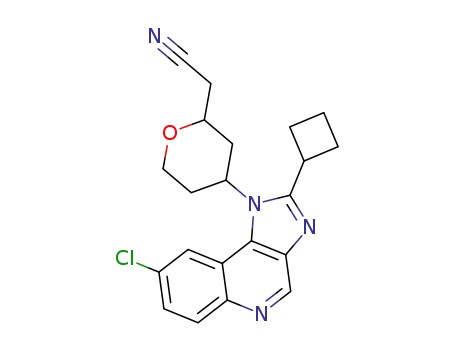 [cis-4-(8-chloro-2-cyclobutyl-1H-imidazo[4,5-c]quinolin-1-yl)tetrahydro-2H-pyran-2-yl]acetonitrile