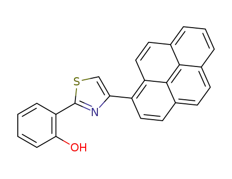 2-(2-hydroxyphenyl)-4-(pyren-1-yl)thiazole