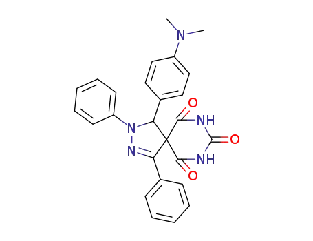 4-[4-(dimethylamino)phenyl]-1,3-diphenyl-2,3,7,9-tetraazaspiro[4,5]dec-1-ene-6,8,10-trione