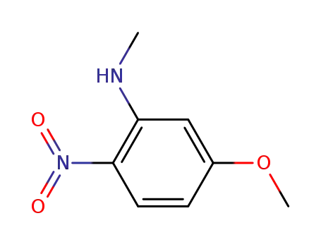 Molecular Structure of 69397-93-9 (5-METHOXY-N-METHYL-2-NITROBENZENAMINE)
