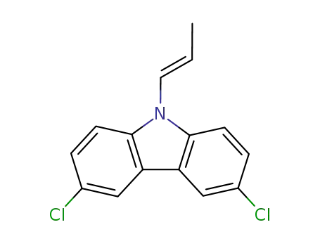 trans-9-propenyl-3,6-dichlorocarbazole