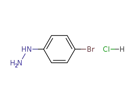 Molecular Structure of 622-88-8 (4-Bromophenylhydrazine hydrochloride)