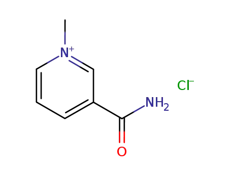 Molecular Structure of 1005-24-9 (3-CARBAMYL-1-METHYLPYRIDINIUM CHLORIDE)