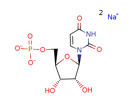 3387-36-8,Disodium uridine-5'-monophosphate,5'-Uridylicacid, disodium salt (7CI,8CI,9CI);5'-UMP disodium salt;Disodium 5'-UMP;Disodium 5'-uridylate;Disodium UMP;Disodium uridine 5'-phosphate;NSC 20257;UMP disodium salt;Uridine5'-(dihydrogen phosphate) disodium salt;Uridine 5'-monophosphate disodiumsalt;Uridylic acid disodium salt;Disodium uridine-5'-monophosphate;