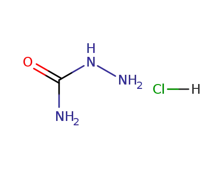 Molecular Structure of 563-41-7 (Semicarbazide hydrochloride)
