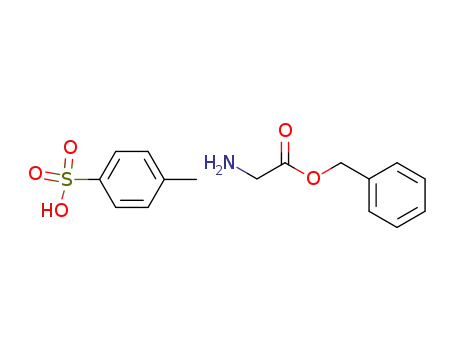 Molecular Structure of 1738-76-7 (Benzyl glycinate p-toluenesulfonate)