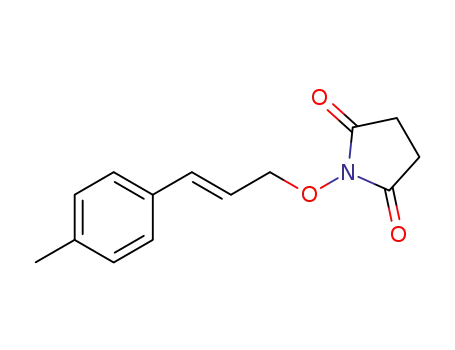 (E)-1-((3-(p-tolyl)allyl)oxy)pyrrolidine-2,5-dione