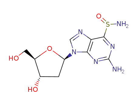 (R,S)-2-amino-9-(2-deoxy-β-D-erythro-pentafuranosyl)purine-6-sulfinamide