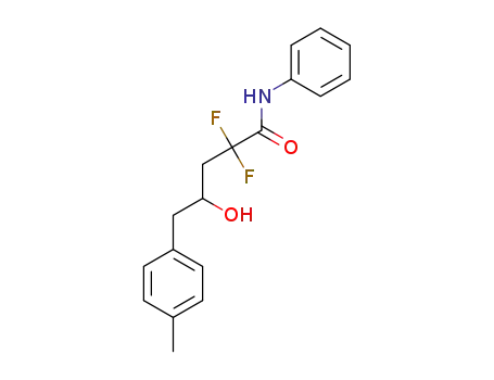 2,2-difluoro-4-hydroxy-N-phenyl-5-(p-tolyl)pentanamide