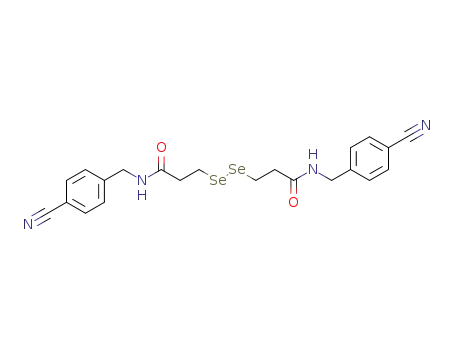 3,3'-diselanediylbis(N-(4-cyanobenzyl)propanamide)