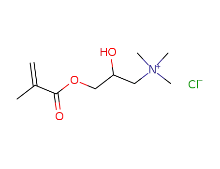 Molecular Structure of 13052-11-4 ((2-HYDROXY-3-METHACRYLOXYPROPYL) TRIMETHYLAMMONIUM CHLORIDE)