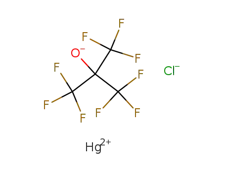 Hg(2+)*Cl(1-)*OC(CF3)3(1-)=HgCl{OC(CF3)3}