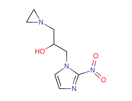 Molecular Structure of 88876-88-4 (1-(2-nitro-1-imidazolyl)-3-aziridino-2-propanol)