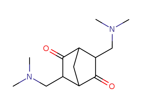 3-endo-6-endo-bis(dimethylaminomethyl)bicyclo<2.2.1.>heptane-2,5-dione