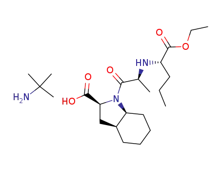 Molecular Structure of 107133-36-8 (Perindopril erbumine)