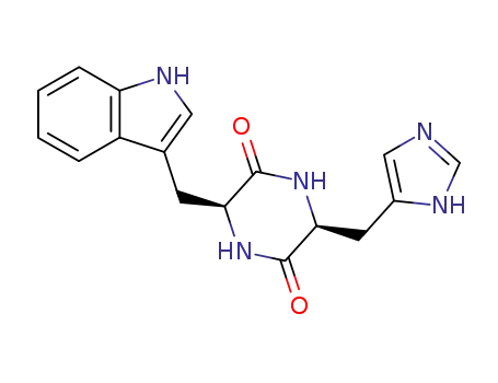Cyclo(L-histidine-L-tryptophan)