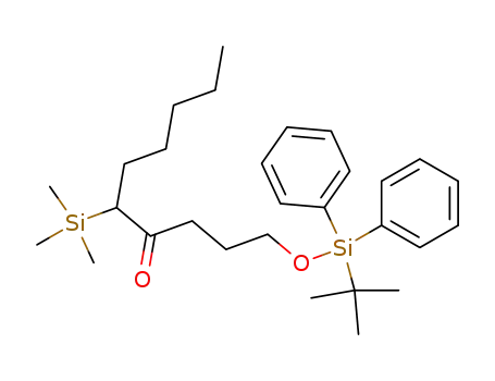 1-(tert-Butyl-diphenyl-silanyloxy)-5-trimethylsilanyl-decan-4-one