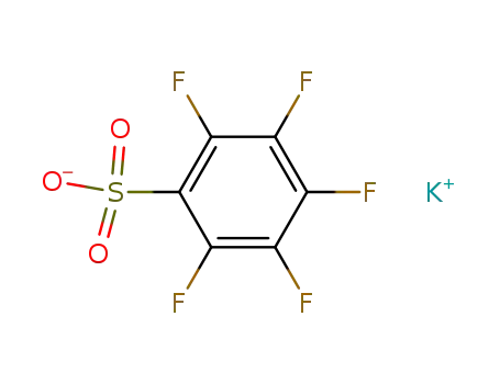 Molecular Structure of 882-96-2 (Benzenesulfonic acid, pentafluoro-, potassium salt)