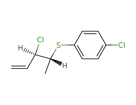 threo-1-chloro-4-<(2-chloro-1-methyl-3-butenyl)thio>benzene