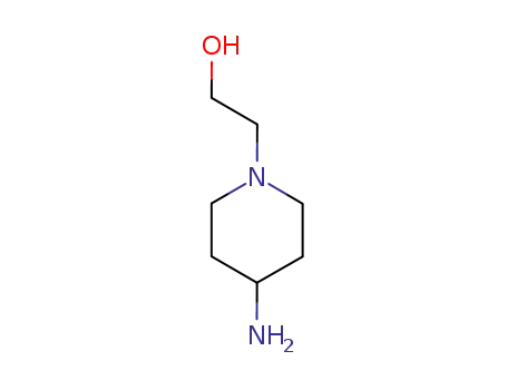 Molecular Structure of 89850-72-6 (4-AMINO-1-PIPERIDINE-ETHANOL)