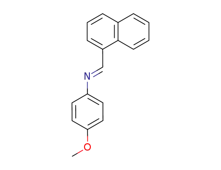 (E)-4-methoxy-N-(naphthalene-1-ylmethylene)phenylamine