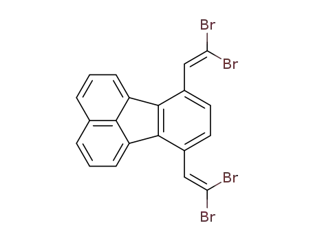 7,10-Bis-(2,2-dibromo-vinyl)-fluoranthene