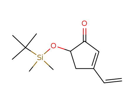 5-(tert-Butyl-dimethyl-silanyloxy)-3-vinyl-cyclopent-2-enone